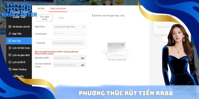 Phương thức rút tiền RR88